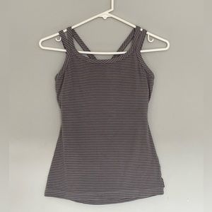 Hard Tail Forever Razor Back Build In Bra Tank Top